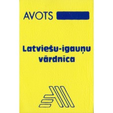 Latviešu - igauņu vārdnīca /6000 vārdu/